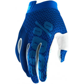 100% iTRACK Glove Blue/Navy