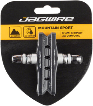 Jagwire Mountain Sport Brake Pads Threaded Post Black QBP
