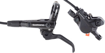 Shimano Deore BL-MT501/BR-MT500 Disc Brake and Lever - Front, Hydraulic, Post Mount, Resin Pads, Black QBP