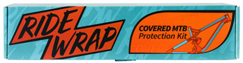RideWrap Covered Dual Suspension MTB Frame Protection Kit - Gloss QBP