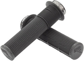 DMR Brendog DeathGrip Grips - Thin, Flanged, Lock-On, Black