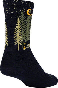 SockGuy Wool Camper Socks - 6 inch, Black, Large/X-Large QBP