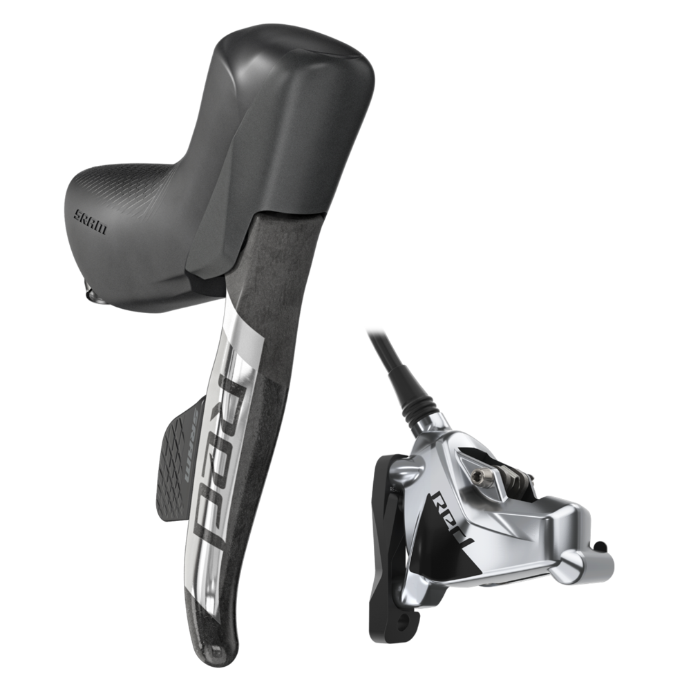 SRAM RED eTap AXS HRD Shift/Brake Lever and Hydraulic Disc Caliper - Right/Rear, Flat Mount, 20mm Offset, 1800mm Hose, SRAM