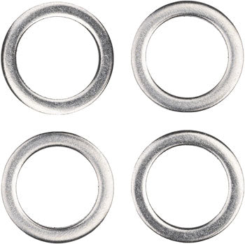 Promax Pedal Washers - Silver, Bag of 4 QBP