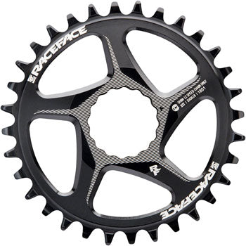 RaceFace Narrow Wide Direct Mount CINCH Aluminum Chainring - for Shimano 12-Speed, requires Hyperglide+ compatible chain, 32t, Black THE BIKERY AT THE BREWERY