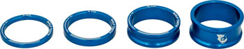 Wolf Tooth Headset Spacer Kit 3, 5, 10, 15mm, Blue QBP