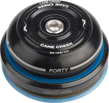 Cane Creek 40 IS42/28.6 IS52/40 Short Cover Headset, Black QBP