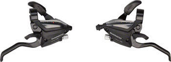 Shimano ST-EF500 3 x 7-Speed Brake/Shift Lever Set Black QBP