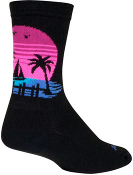 SockGuy Sunset Crew Sock - 6", Large/X-Large QBP