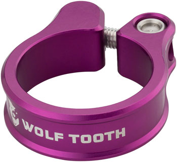 Wolf Tooth Seatpost Clamp 31.8 Purple THE BIKERY AT THE BREWERY