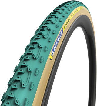 Michelin Power Cyclocross Jet Tire - 700 x 33, Tubular, Folding, Green/Tan  (70% Off)