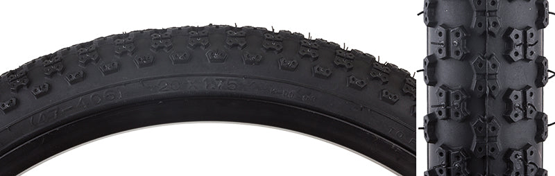 TIRES SUNLT 20x1.75 BK/BK MX3 K50