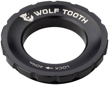Wolf Tooth CenterLock Rotor Lockring - Black QBP
