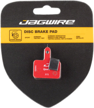 Jagwire Sport Semi-Metallic Disc Brake Pads - For Shimano Acera M3050, Alivio M4050, and Deore M515/M515-LA/M525/T615 QBP