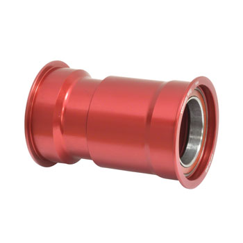 Wheels Manufacturing PressFit 30 Bottom Bracket with Angular Contact Bearings Red Cups QBP