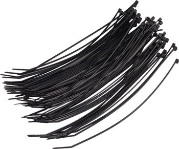Wheels Manufacturing Zip Ties: Black 200 x 2.5mm : 100ct THE BIKERY AT THE BREWERY