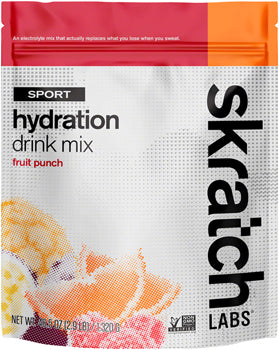 Skratch Labs Sport Hydration Drink Mix - Fruit Punch, 60 -Serving Resealable Pouch QBP