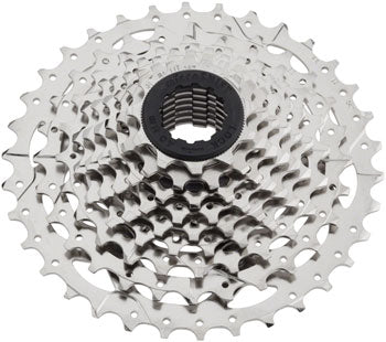 microSHIFT H09 Cassette - 9 Speed, 11-28t, Silver, Nickel Plated QBP
