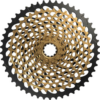 SRAM XX1 Eagle XG-1299 Cassette - 12 Speed, 10-50t, Gold/Black, For XD Driver Body