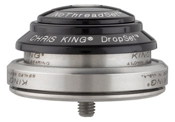 Chris King DropSet 3 Headset - 1-1/8 - 1.5", 41/52mm, 36 Deg, Black QBP