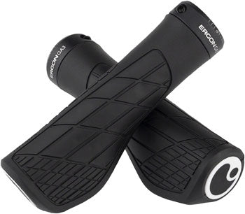 Ergon GA3 Grips - Black, Lock-On, Large THE BIKERY AT THE BREWERY