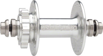 Surly Ultra New Disc Front Hub - QR x 100mm, 6-Bolt, Silver, 32h