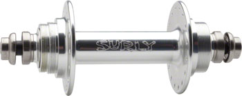 Surly Ultra New Rear Hub - Threaded x 120mm, Rim Brake, Fixed/Free, Silver, 32H THE BIKERY AT THE BREWERY