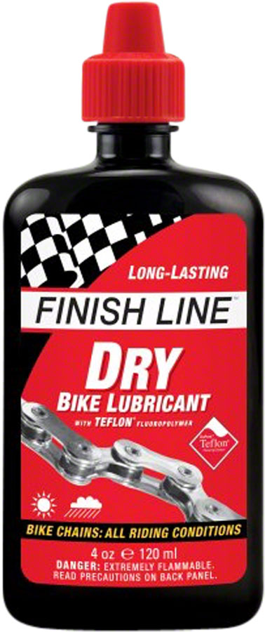Finish Line DRY Bike Chain Lube - 4 fl oz, Drip QBP