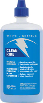 White Lightning Clean Ride Bike Chain Wax Lube - 8 fl oz, Drip qbp