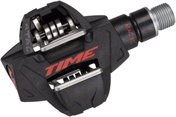 Time ATAC XC 8 Pedals - Dual Sided Clipless, Carbon, 9/16", Black/Red QBP