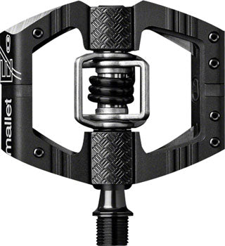 Crank Brothers Mallet Enduro Pedals - Dual Sided Clipless with Platform, Aluminum, 9/16", Black THE BIKERY AT THE BREWERY
