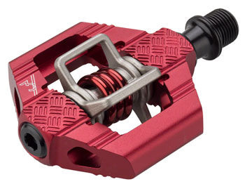 Crank Brothers Candy 3 Pedals - Dual Sided Clipless, Aluminum, 9/16", Dark Red QBP