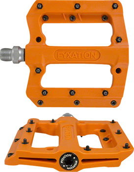 Fyxation Mesa MP Pedals - Platform, Composite/Plastic, 9/16", Orange QBP