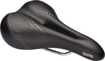Terry Liberator X Gel Saddle - Steel, Black, Women's THE BIKERY AT THE BREWERY