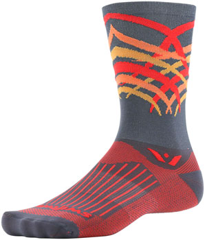 Swiftwick Vision Seven Shred Socks - 7 inch, Gray, Medium QBP