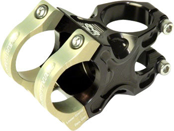 Renthal Apex 35 Stem: 35mm Clamp, 1-1/8" Steerer, 33mm Length, +/- 6 degree, Black/Gold THE BIKERY AT THE BREWERY