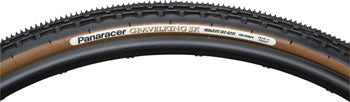 Panaracer GravelKing SK Tire - 700 x 38, Tubeless, Folding, Black/Brown QBP