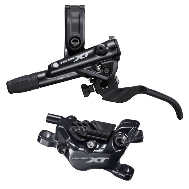 DISC BRAKE ASSEMBLED SET/J-KIT, XT, BL-M8100(L), BR-M8120(F), METAL PAD(W/FIN), 1000MM HOSE(SM-BH90-SBM BLACK) shimano