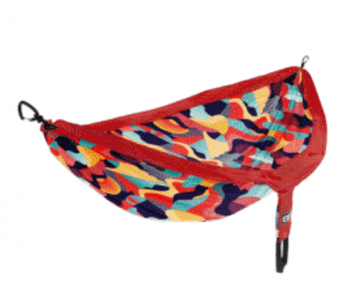 Eagles Nest Outfitters DoubleNest Print Hammock - Retro/Red QBP